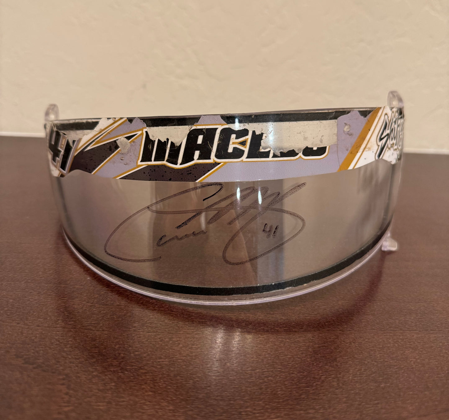 Signed Carson Macedo Shield