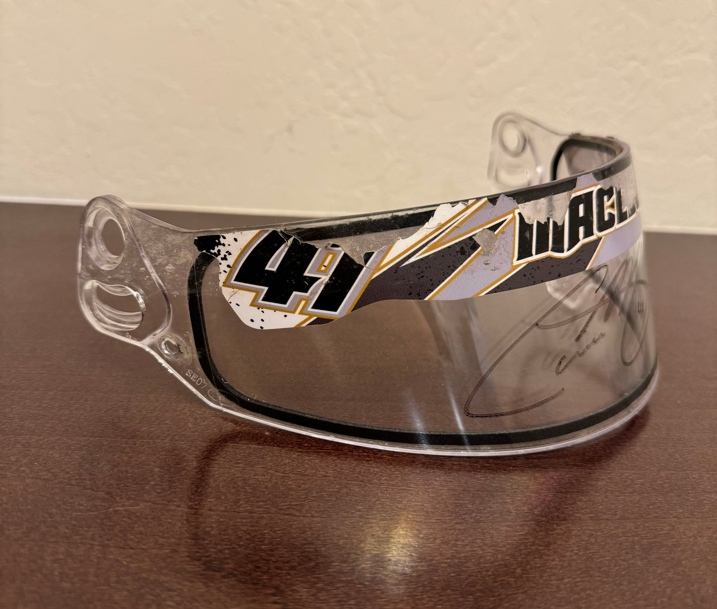 Signed Carson Macedo Shield